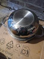 MOSSEL PAN  Zo goed als nieuw, Pannenset, Ophalen of Verzenden, Zo goed als nieuw, Rvs