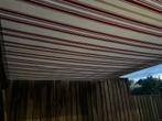 zonnescherm met gelijderail voor overkapping, Tuin en Terras, Ophalen, 450 cm of meer, Elektrisch, Zo goed als nieuw