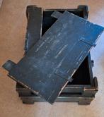 Kist, legergroene legerkist, Huis en Inrichting, Woonaccessoires | Kisten, Ophalen, 50 tot 100 cm, 50 tot 75 cm, Minder dan 50 cm