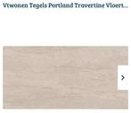 VT wonen Portland Travertine Marfil, Ophalen, 60 cm of meer, Nieuw, 5 tot 10 m²