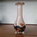 Glazen vaasje, Italiaans opaline, meerkleurig, 21 cm, Antiek en Kunst, Antiek | Glas en Kristal, Ophalen of Verzenden