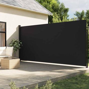 Windscherm uittrekbaar 200x300 cm zwart beschikbaar voor biedingen