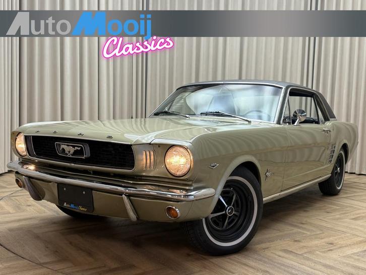 Ford USA Mustang Coupé / Original A-Code / 225 PK / Rally-P, Auto's, Oldtimers, Bedrijf, Te koop, Airconditioning, Lederen bekleding