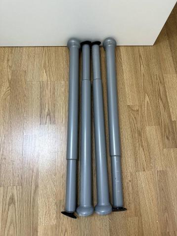 Witte Ikea (bureau) tafel 160 x 80 hoogte verstelbaar - afbeelding 3