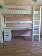 Bopita combiflex hoogslaper xl met bureaublad in wit, Kinderen en Baby's, Kinderkamer | Stapelbedden en Hoogslapers, Ophalen, Gebruikt