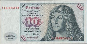 Duitsland 10 mark 2-1-1980 VF p.31c (# 69) beschikbaar voor biedingen