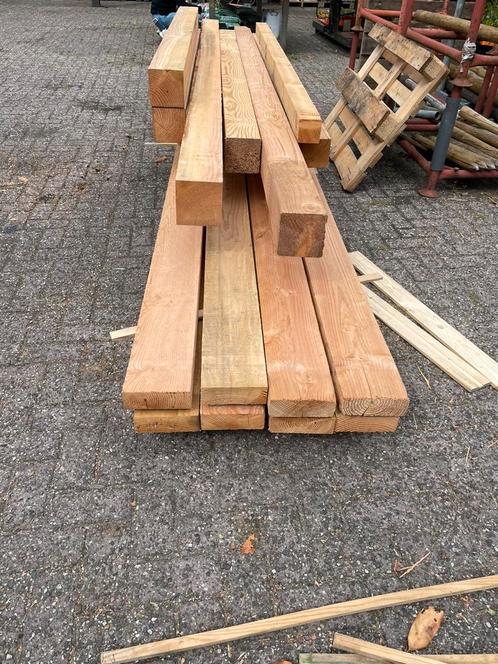 Diverse Douglas balken opruiming prijs vanaf:, Tuin en Terras, Palen, Balken en Planken, Nieuw, Balken, 250 cm of meer, Ophalen