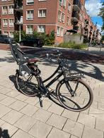 Gebruikte, goed werkende transportfiets 9 versn.+ Yepp zitje, Gebruikt, Versnellingen, 1 zitje, Ophalen