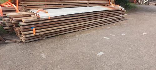 hardhouten balken planken, Doe-het-zelf en Verbouw, Hout en Planken, Gebruikt, Balk, Overige houtsoorten, 300 cm of meer, 25 tot 50 mm