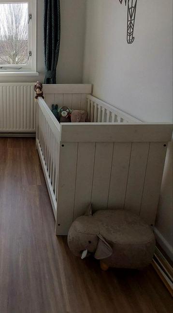 Bopita Ledikant Wit + Matras - Gebruikt beschikbaar voor biedingen