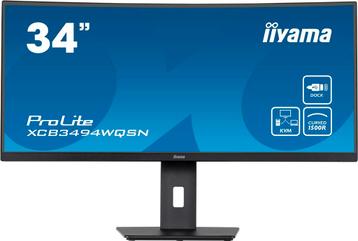 Iiyama ProLite XCB3494WQSN-B5 Zwart usbc 120hz 0.4ms KVM 34" beschikbaar voor biedingen