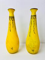 2 Franse Art nouveau François-Théodore Legras vaas, Ophalen of Verzenden