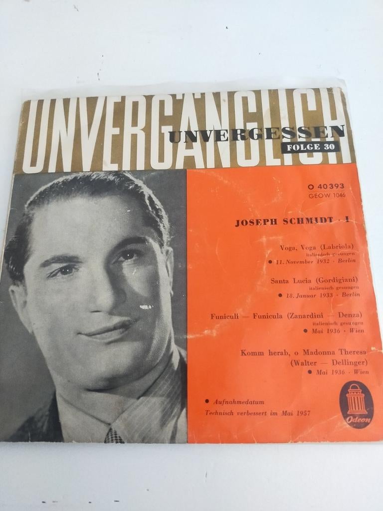 Ep. Joseph Schmidt, Ophalen of Verzenden, Zo goed als nieuw, Overige formaten, Overige typen