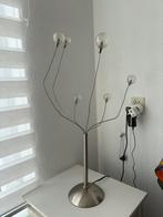 Grijs metaal tafel lamp goed voor kersmis 6 stuk licht, Huis en Inrichting, Gebruikt, Ophalen of Verzenden, Metaal, Grijs