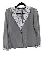 Apart jasje Poools, zwart-wit, maat 40, lange mouw, Maat 38/40 (M), Verzenden, Wit, Poools