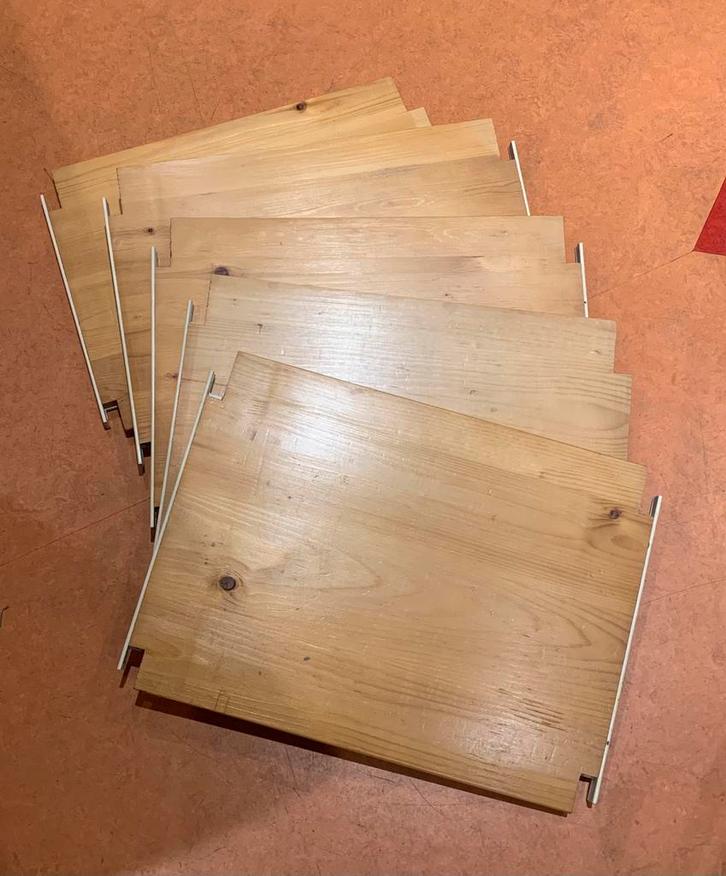 Lundia - Wedeka stellingkast - stoelen - IKEA ladeinleg, Huis en Inrichting, Kasten | Boekenkasten, Zo goed als nieuw, 50 tot 100 cm