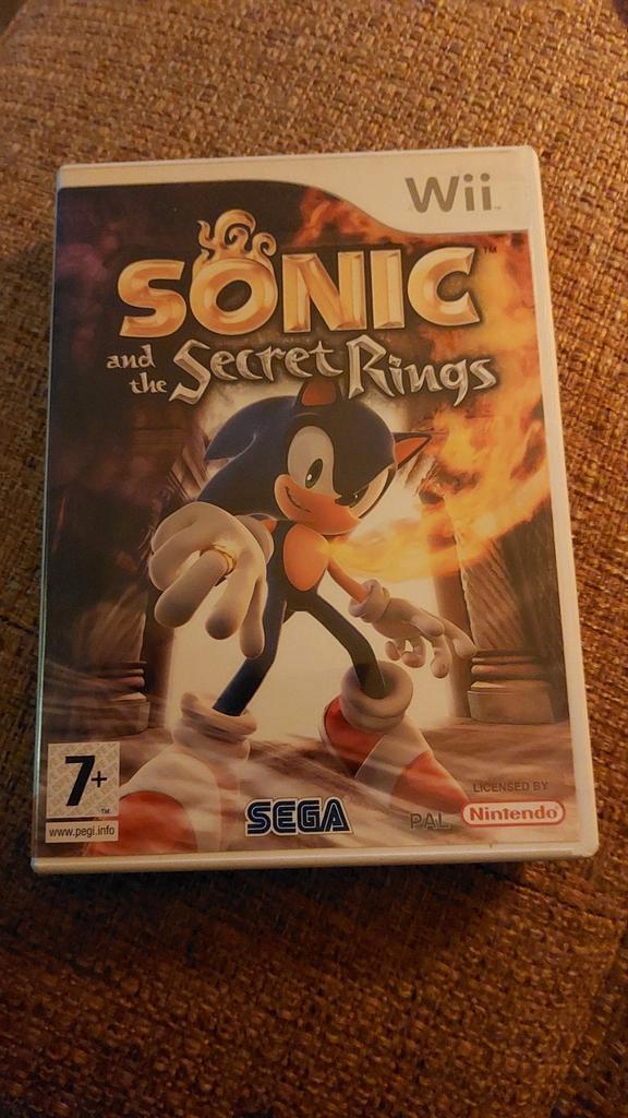 Sonic and the Secret Rings - Wii, Spelcomputers en Games, Games | Nintendo Wii, Gebruikt, Avontuur en Actie, 1 speler, Vanaf 7 jaar