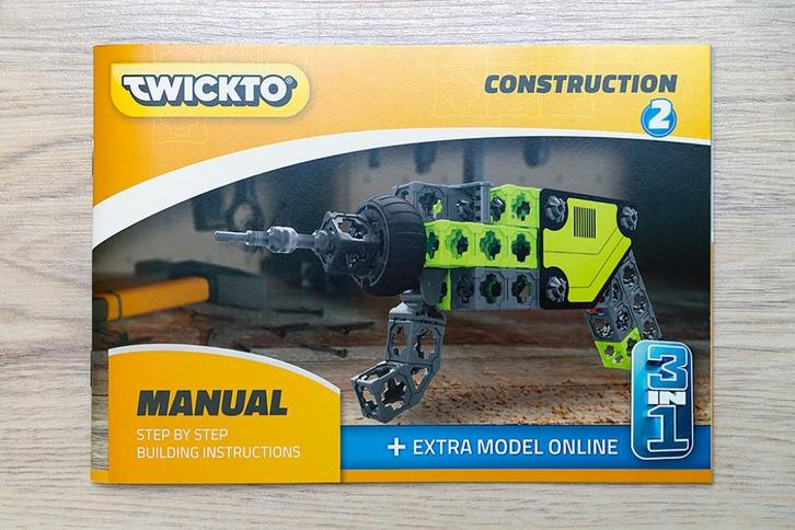 Twickto Construction #2 / 3-in-1 Bouwset, Kinderen en Baby's, Speelgoed | Bouwstenen, Zo goed als nieuw, Ophalen