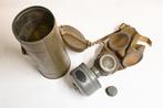 Sacic A9 gasmasker met bus belgie model italië gas mask, Ophalen of Verzenden, Landmacht, Overige gebieden, Overige typen
