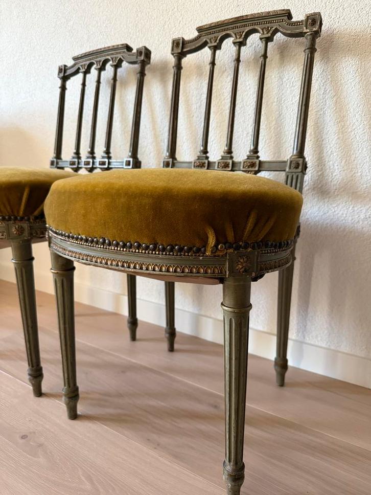 Louis XVI Stijl Stoelen - Pronkstukken!, Huis en Inrichting, Stoelen, Gebruikt, Twee, Hout, Overige kleuren, Ophalen