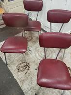 Vintage Stoelen Set - Mid Century - 4 Stuks, Gebruikt, Ophalen of Verzenden, Vier, Mid-Century Modern