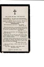 ASten  Henrica van de Mortel, Verzenden, Bidprentje