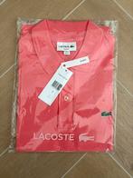 Nieuw: zalmroze polo van Lacoste, slim fit, maat 2 (XS), Lacoste, Nieuw, Ophalen of Verzenden, Roze