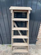 Brocante houten schilderstrap, Doe-het-zelf en Verbouw, Ophalen, Gebruikt, Trap, Minder dan 2 meter