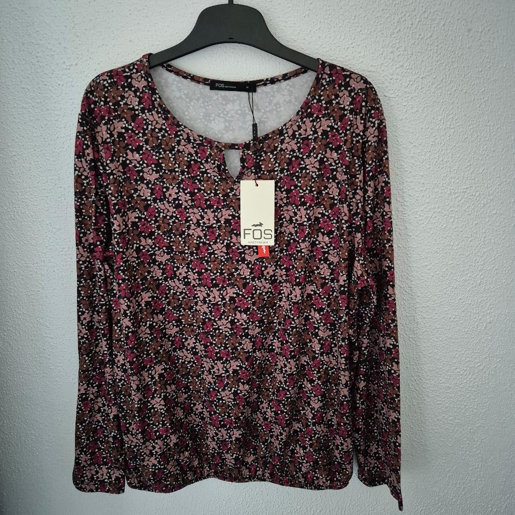 Fos top / blouson Mimi Millefleur bordeaux maat M (nieuw), Maat 38/40 (M), Overige kleuren, Nieuw, Ophalen of Verzenden