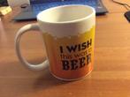 Beker "I wish this was beer" mok, Ophalen of Verzenden