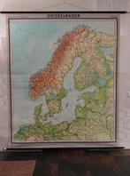 Schoolkaart Oostzee, Noorwegen, Zweden, Finland, Antiek en Kunst, Antiek | Schoolplaten, Ophalen, Aardrijkskunde