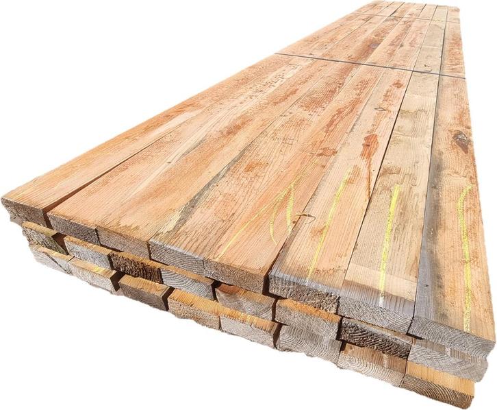 24 Douglas balken 5.0x12.5 cm 5.00 meter lang - nr: TB69, Tuin en Terras, Palen, Balken en Planken, Nieuw, Balken, 250 cm of meer