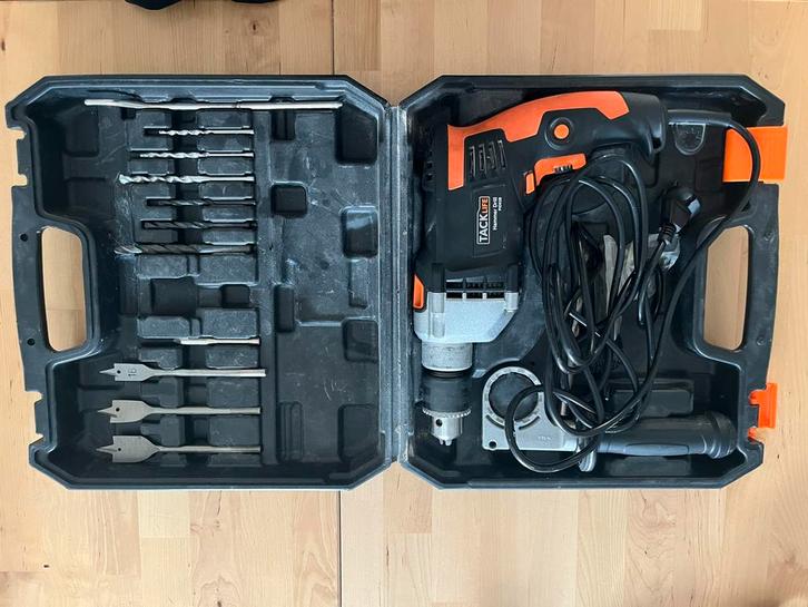 TackLife Klopboormachine 850W, Doe-het-zelf en Verbouw, Gereedschap | Boormachines, Gebruikt, Boormachine, 600 watt of meer, Klopboormechanisme