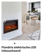Xaralyn Flandria elektrische LED inbouwhaard, Huis en Inrichting, Ophalen, Nieuw, Elektrische haard