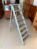 Brocante vintage houten trap, Doe-het-zelf en Verbouw, Ladders en Trappen, Ophalen, Gebruikt, Minder dan 2 meter