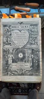 Exuberantly illustrated large  Biblia Sacra, Plantin 1583, Ophalen of Verzenden