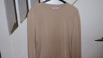 NIEUW Damessweater MSCH maat XL beige ronde hals lange mouw, Msch Copenhagen, Beige, Maat 46/48 (XL) of groter, Nieuw