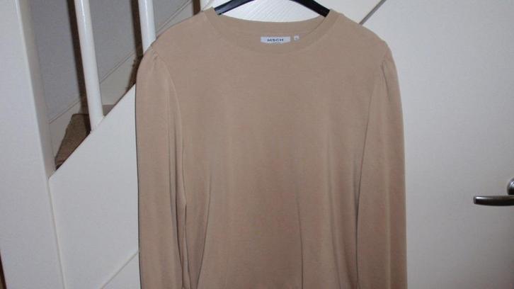 NIEUW Damessweater MSCH maat XL beige ronde hals lange mouw, Kleding | Dames, Truien en Vesten, Nieuw, Maat 46/48 (XL) of groter