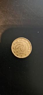 Muntstuk spanje 1999, Ophalen of Verzenden, Spanje, 20 cent