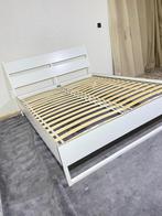 Ikea Trysil bed 140 x 200, Huis en Inrichting, Ophalen, Gebruikt, Wit, Tweepersoons