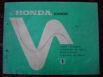 Honda CX500 1977 motorccle parts catalogue CX 500 katalog, Ophalen of Verzenden, Honda