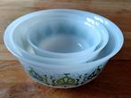 Vintage, mooie glazen schalen van JENA, Huis en Inrichting, Ophalen of Verzenden, Overige stijlen, Glas, Schaal of Schalen