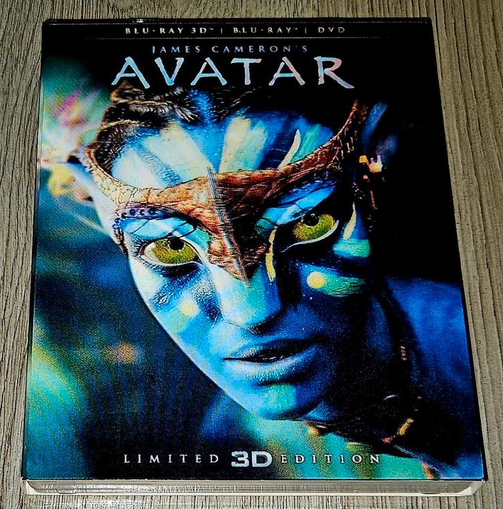 Avatar - 3D Blu-ray, Blu-ray, DVD - Limited Edition, Cd's en Dvd's, Blu-ray, Zo goed als nieuw, Science Fiction en Fantasy, 3D