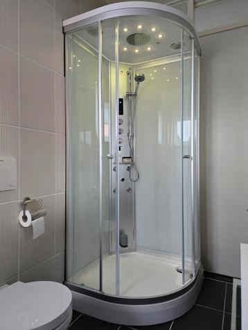 Luxe Maxaro Modera stoom/douchecabine 90x90 cm. als nieuw! beschikbaar voor biedingen
