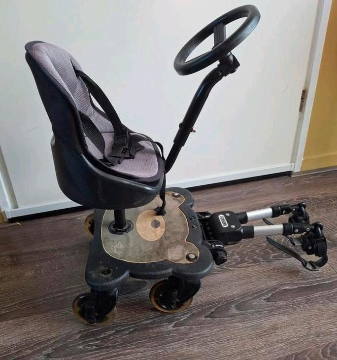 Cozy b rider meerijdplankje met stuur, Kinderen en Baby's, Kinderwagens en Combinaties, Gebruikt, Combiwagen, Mutsy, Met reiswieg