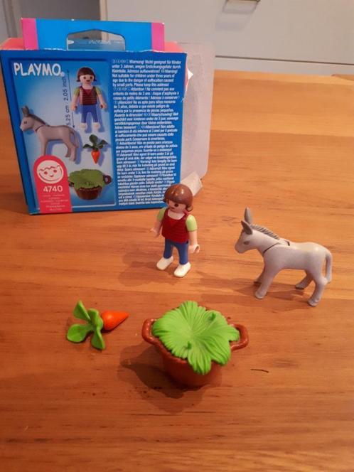 Playmobil 4740, kind met ezel / ezelsveulen, Kinderen en Baby's, Speelgoed | Playmobil, Zo goed als nieuw, Complete set, Ophalen of Verzenden