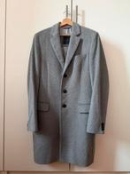 Tommy Hilfiger Grey Wool Overcoat, Kleding | Heren, Jassen | Winter, Ophalen of Verzenden, Zo goed als nieuw, Maat 48/50 (M), Grijs