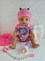 Baby Born pop Meisje Soft Touch getint Babyborn., Ophalen of Verzenden, Zo goed als nieuw, Babypop