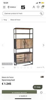 Spoorweg kast Loods 5, Huis en Inrichting, Kasten | Boekenkasten, Met deur(en), 50 tot 100 cm, Zo goed als nieuw, 150 tot 200 cm