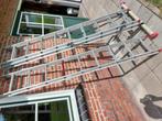 3 delige aluminium  ladder, Doe-het-zelf en Verbouw, Ladders en Trappen, Ophalen, Gebruikt, 4 meter of meer